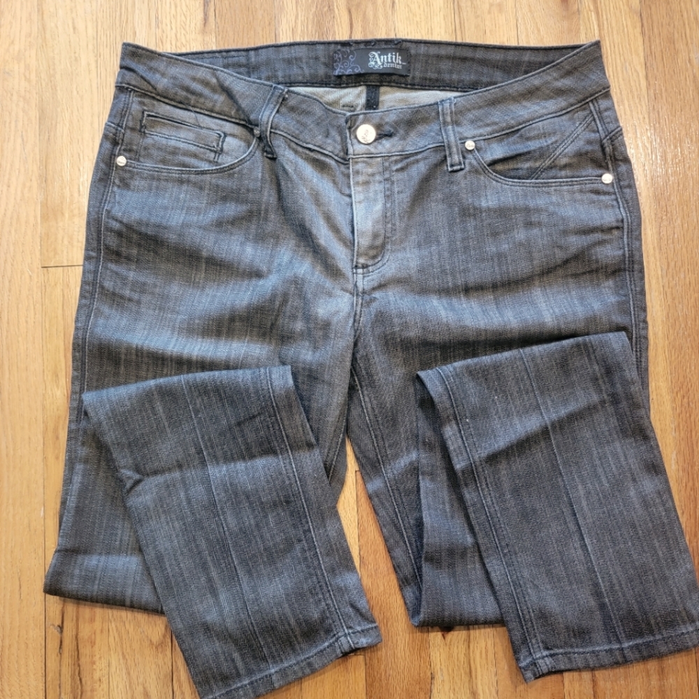 Antik Denim Black Wash Skinny Jeans